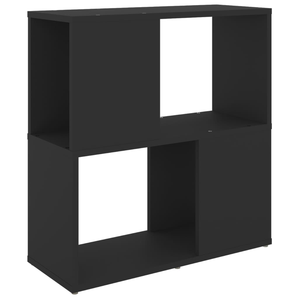 vidaXL Book Cabinet | Black | Engineered wood | Medium | Book Cabinet
