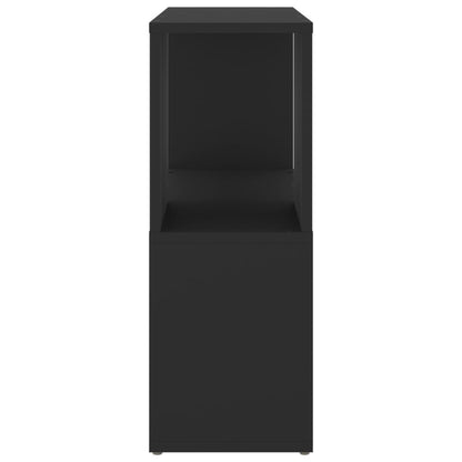 vidaXL Book Cabinet | Black | Engineered wood | Medium | Book Cabinet