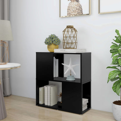 vidaXL Book Cabinet | Black | Engineered wood | Medium | Book Cabinet