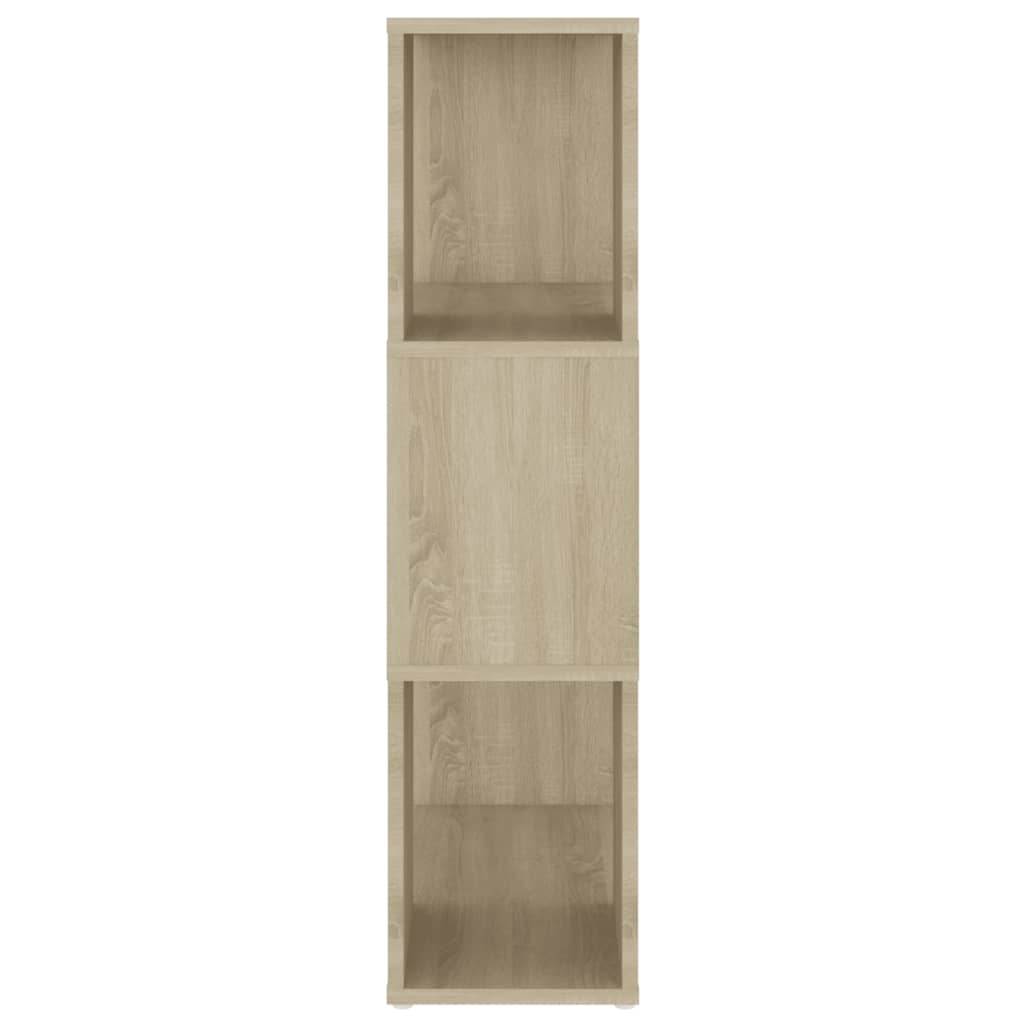 vidaXL Book Cabinet Room Divider Sonoma Oak 60x24x94 cm Engineered Wood