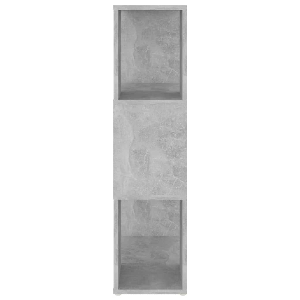 vidaXL Book Cabinet Room Divider Concrete Grey 60x24x94 cm Engineered Wood