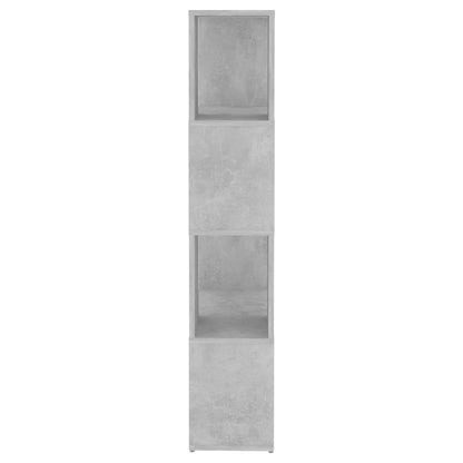 vidaXL Book Cabinet Room Divider | Concrete grey | Engineered wood | Medium