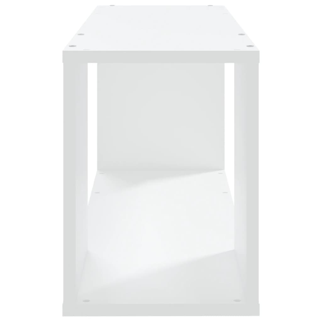 vidaXL TV Cabinet White 80x24x32 cm Engineered Wood