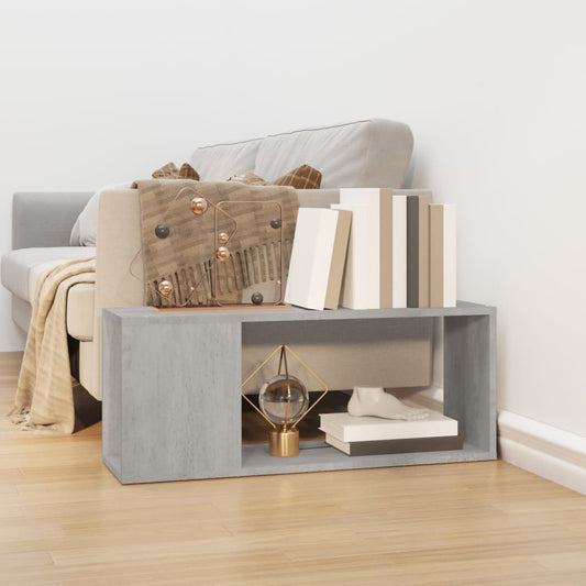 809111 vidaXL TV Cabinet Concrete Grey 80x24x32 cm Engineered Wood