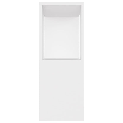 809116 vidaXL TV Cabinet White 80x24x63 cm Engineered Wood