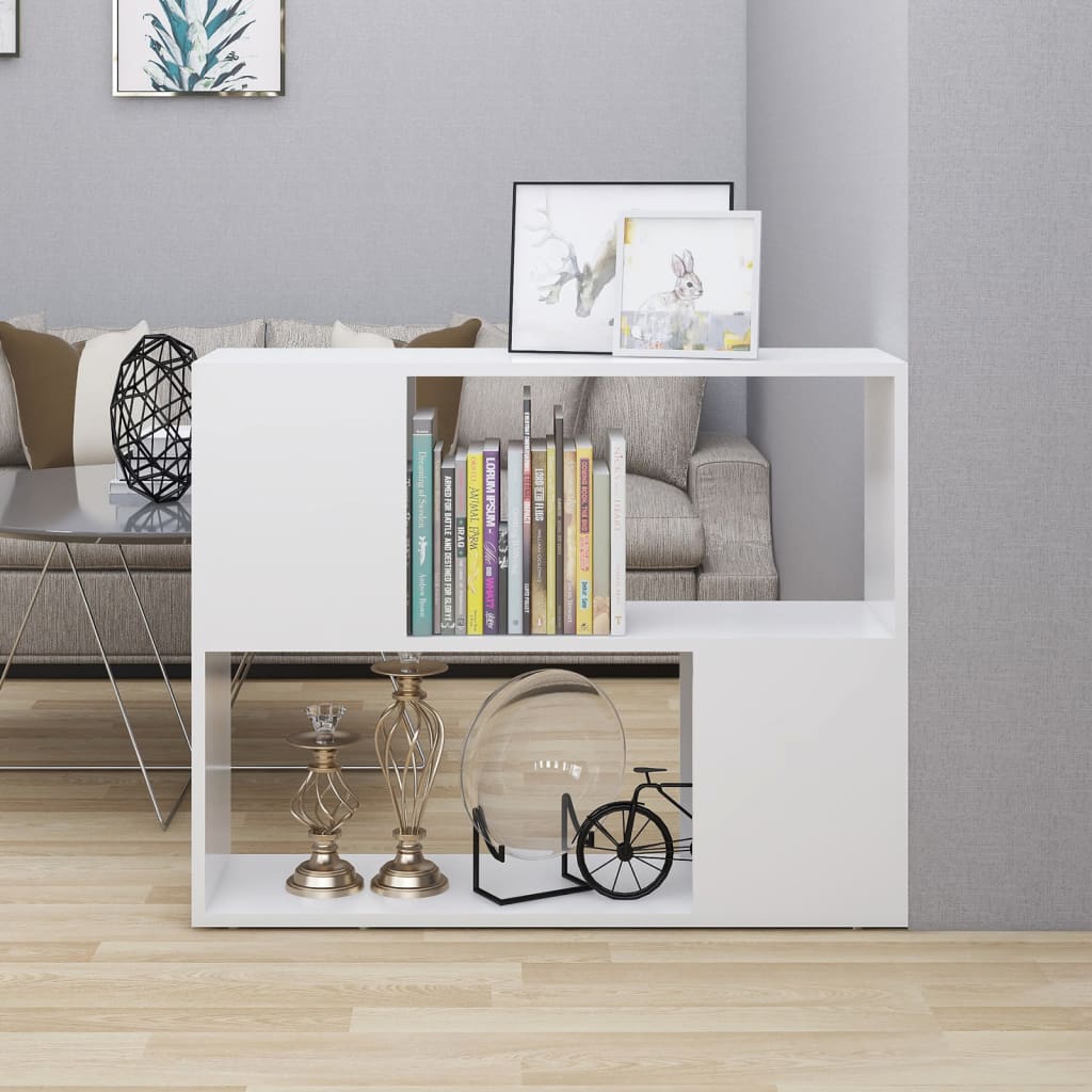 vidaXL TV Cabinet White 80x24x63 cm Engineered Wood
