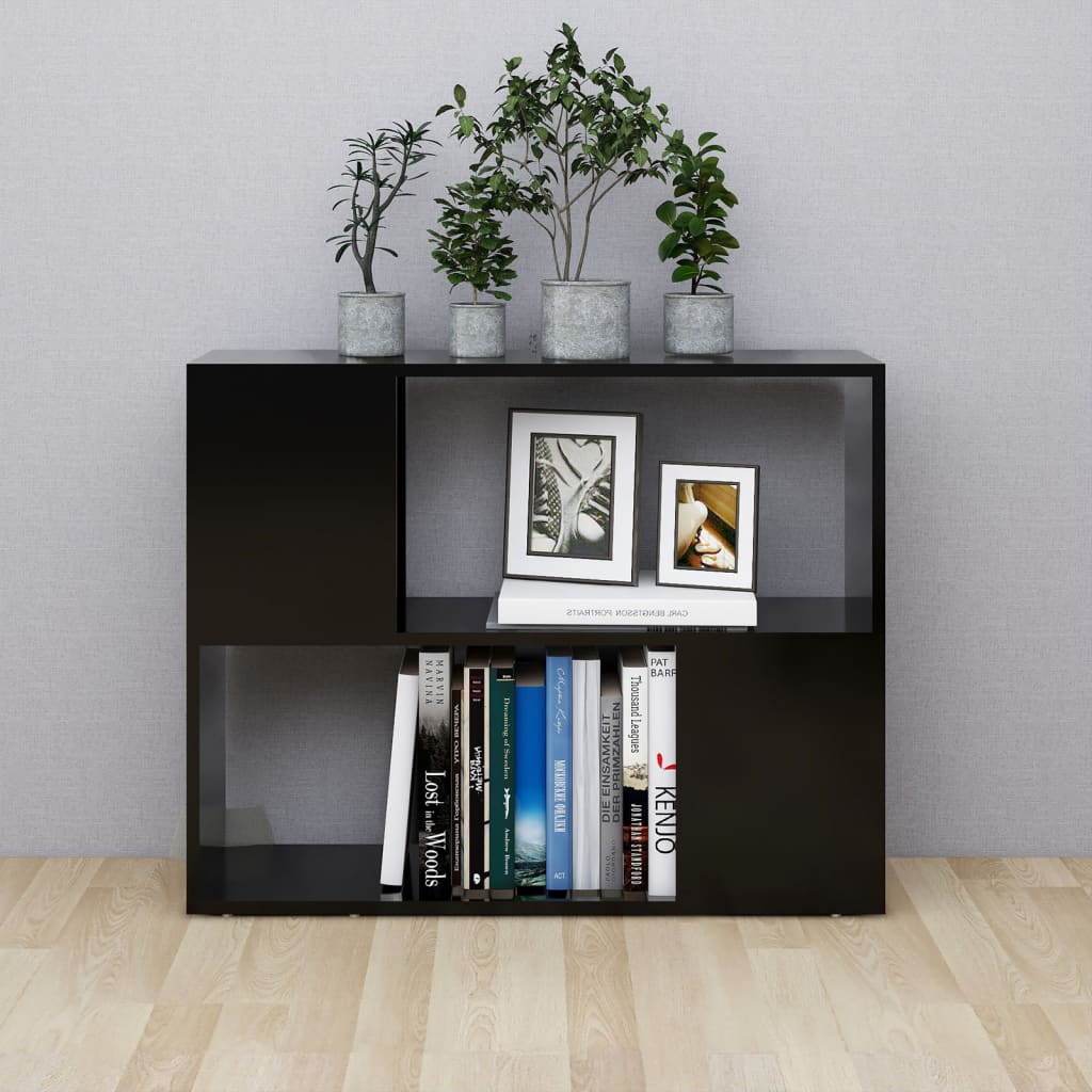 vidaXL TV Cabinet | Black | Engineered wood | Medium | TV Cabinet | Rectangular