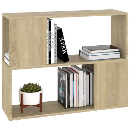 vidaXL TV Cabinet Sonoma Oak 80x24x63 cm Engineered Wood