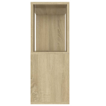 vidaXL TV Cabinet Sonoma Oak 80x24x63 cm Engineered Wood