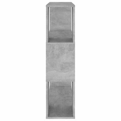 vidaXL Book Cabinet Room Divider Concrete Grey 80x24x94 cm