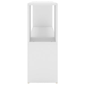 vidaXL Book Cabinet White 100x24x63 cm Engineered Wood