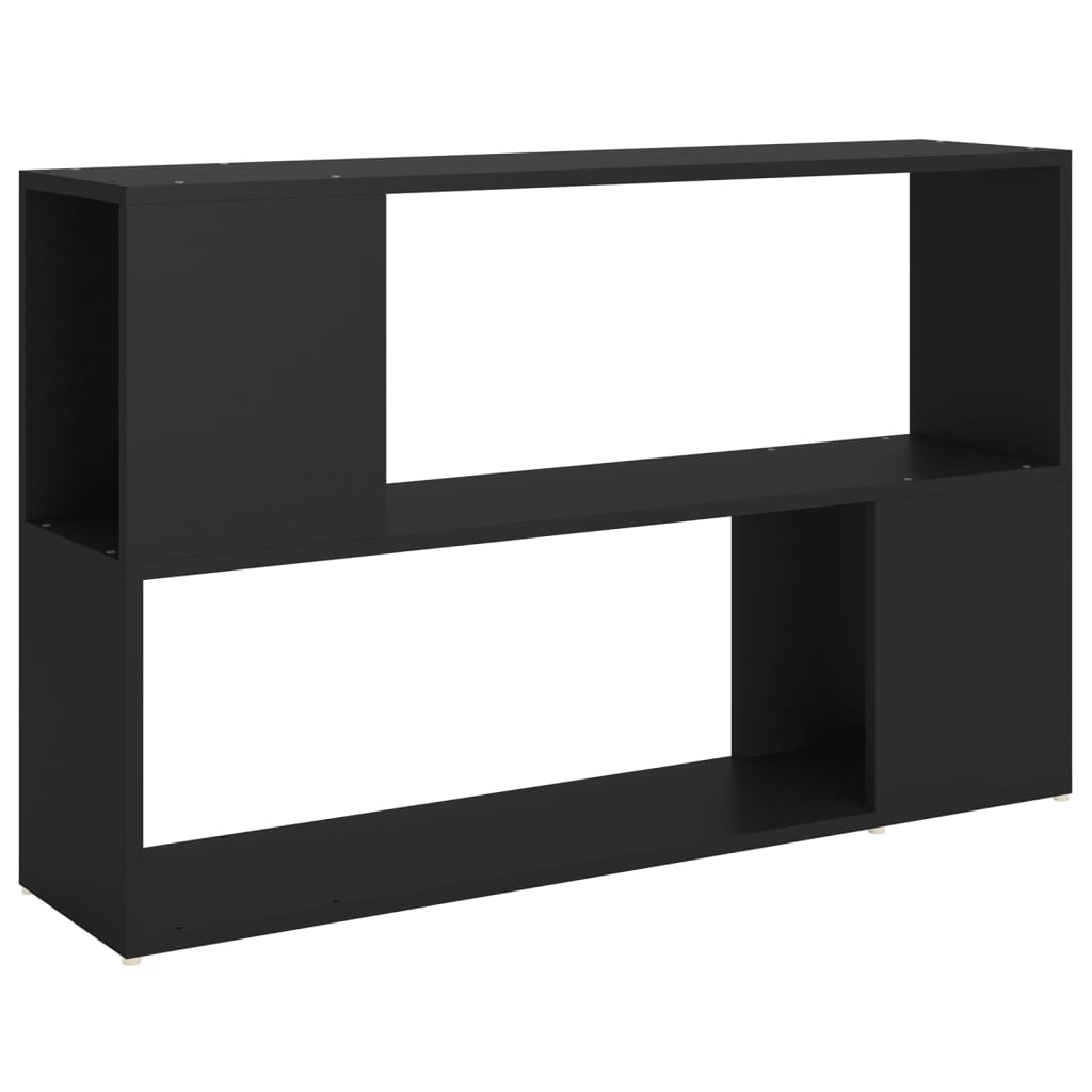 vidaXL Book Cabinet | Black | Engineered Wood | Book Cabinet | Rectangular
