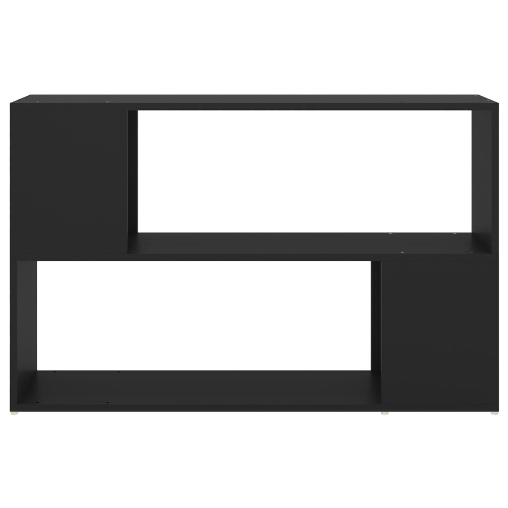 vidaXL Book Cabinet | Black | Engineered Wood | Book Cabinet | Rectangular