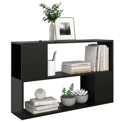 vidaXL Book Cabinet | Black | Engineered Wood | Book Cabinet | Rectangular