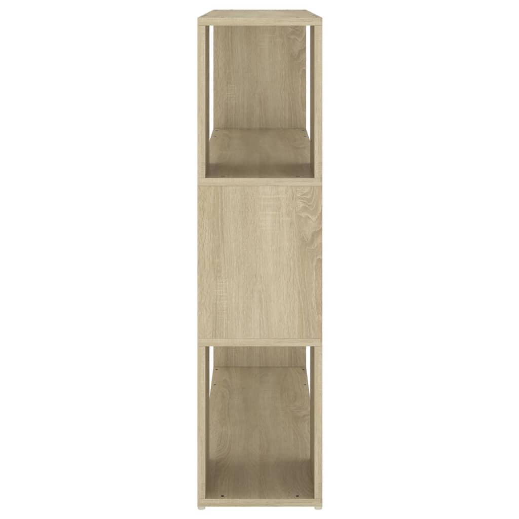 vidaXL Book Cabinet Room Divider Sonoma Oak 100x24x94 cm