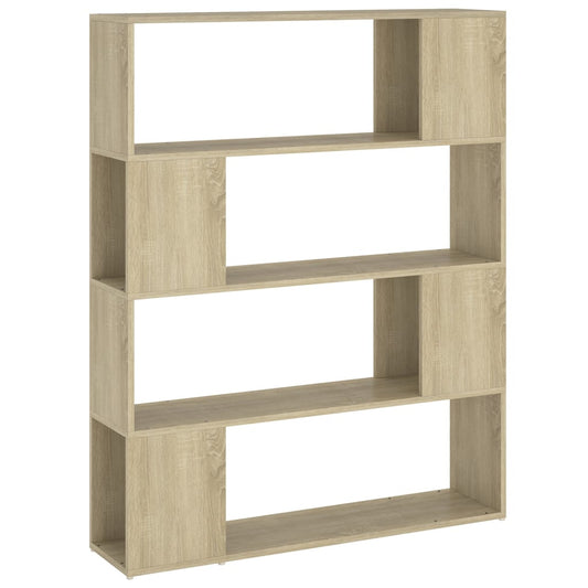 809191 vidaXL Book Cabinet Room Divider Sonoma Oak 100x24x124 cm