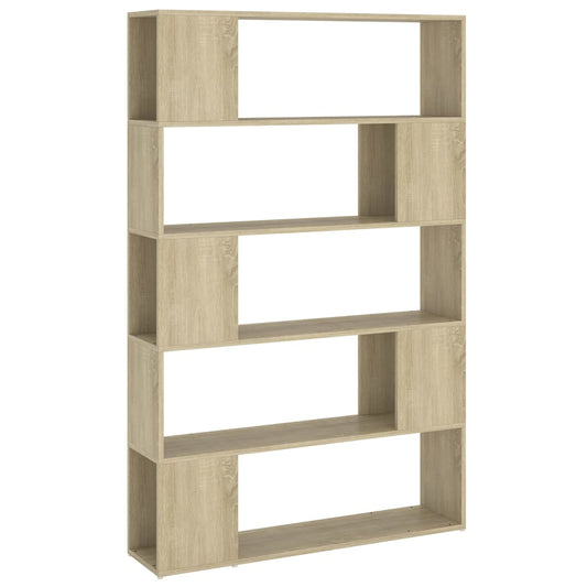809200 vidaXL Book Cabinet Room Divider Sonoma Oak 100x24x155 cm Engineered Wood