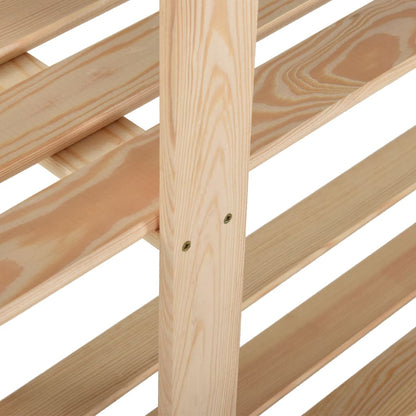 vidaXL 5-Tier Storage Rack 170x28.5x170 cm Solid Pinewood