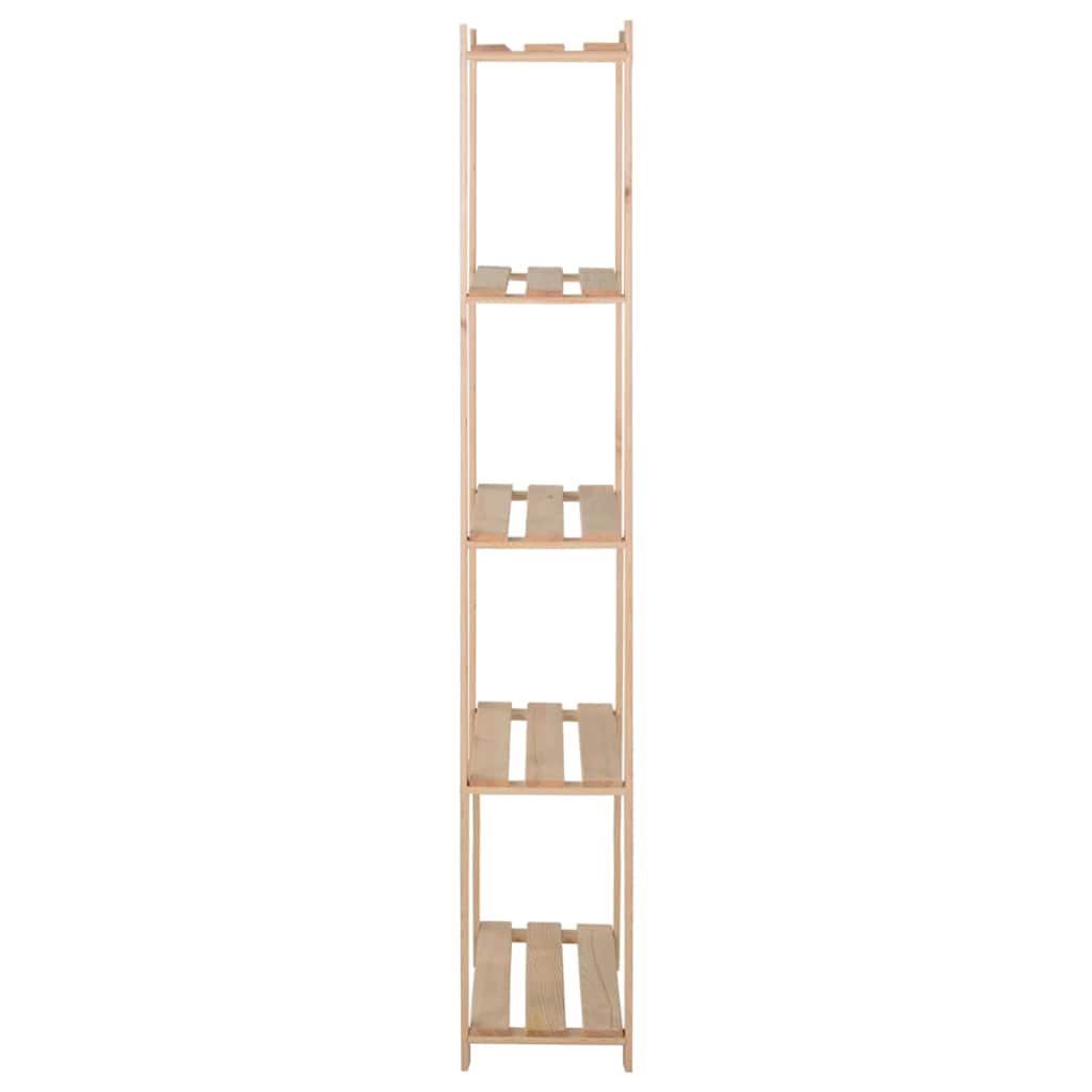 vidaXL 5-Tier Storage Rack 80x28.5x170 cm Solid Pinewood