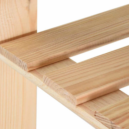 vidaXL 5-Tier Storage Rack 80x28.5x170 cm Solid Pinewood