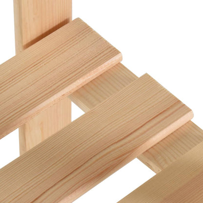 vidaXL 5-Tier Storage Rack 80x28.5x170 cm Solid Pinewood
