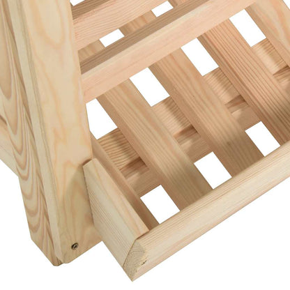 vidaXL Potato Box 60x40x50 cm Solid Pinewood
