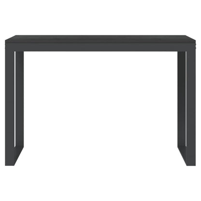 vidaXL Computer Desk Black 110x60x73 cm Engineered Wood
