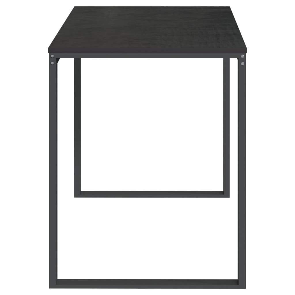 vidaXL Computer Desk Black 110x60x73 cm Engineered Wood