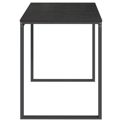 vidaXL Computer Desk Black 110x60x73 cm Engineered Wood