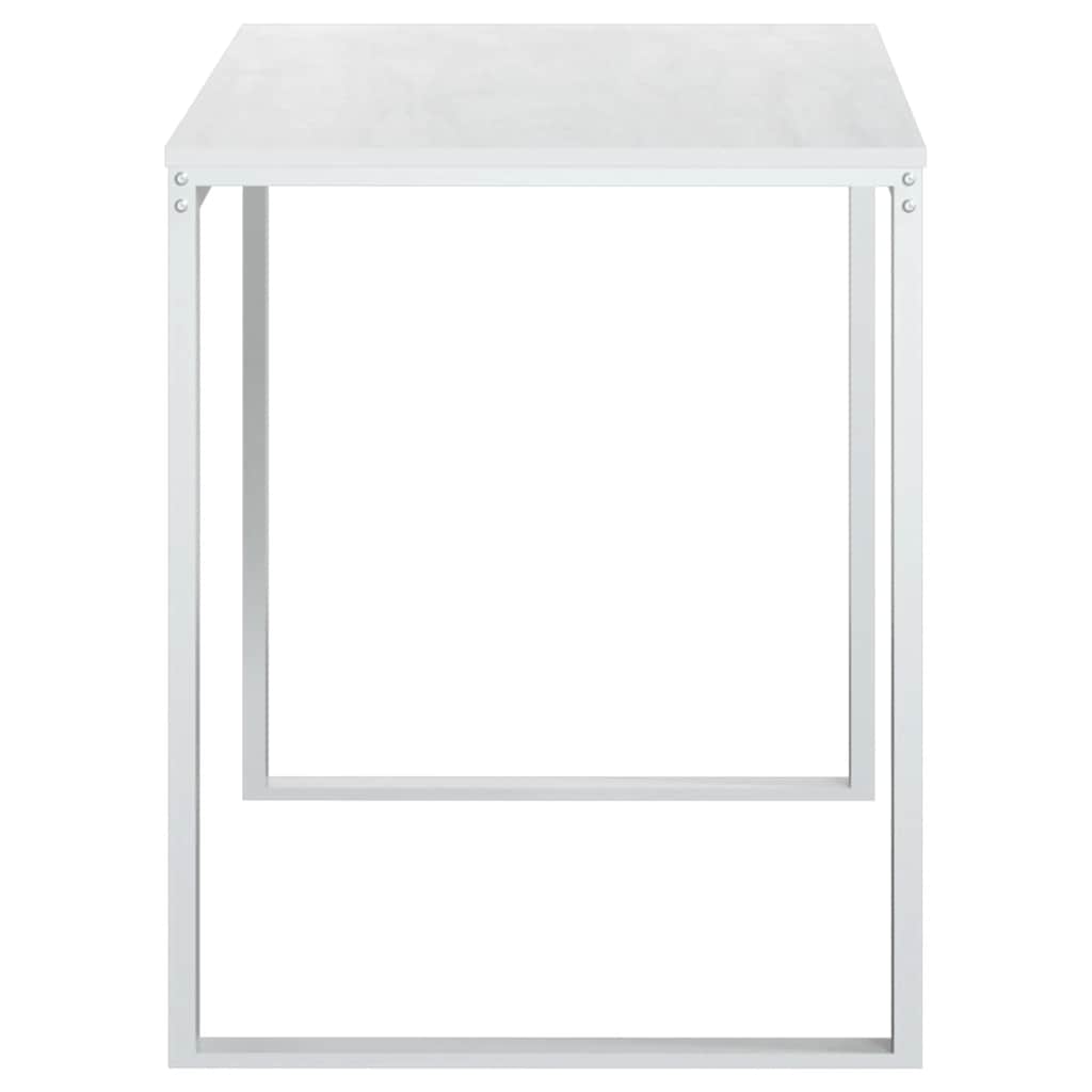vidaXL Computer Desk White 110x60x73 cm Engineered Wood