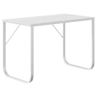vidaXL Computer Desk White 110x60x73 cm Engineered Wood