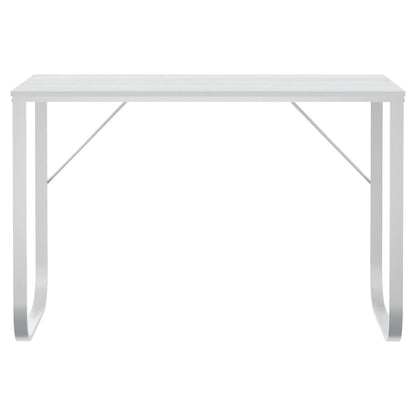 vidaXL Computer Desk White 110x60x73 cm Engineered Wood