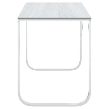 vidaXL Computer Desk White 110x60x73 cm Engineered Wood