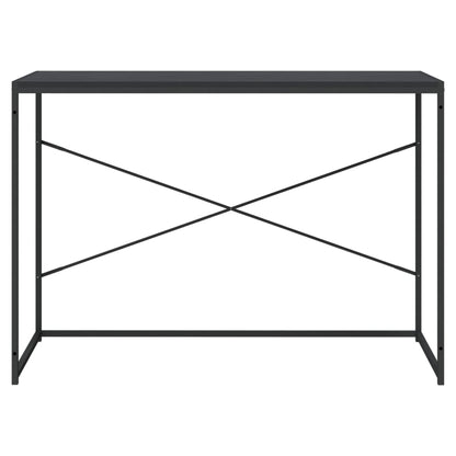 vidaXL Computer Desk Black 110x60x70 cm Engineered Wood