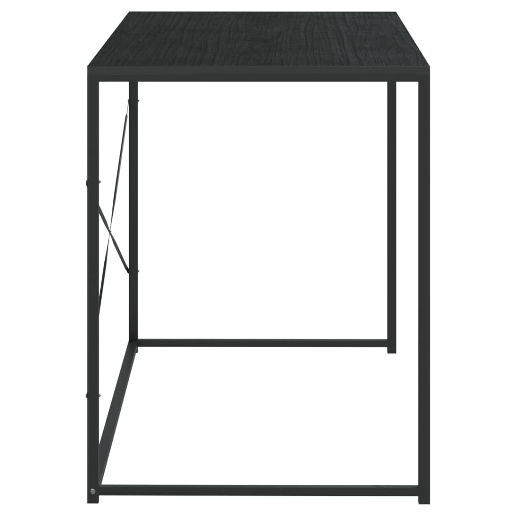 vidaXL Computer Desk Black 110x60x70 cm Engineered Wood