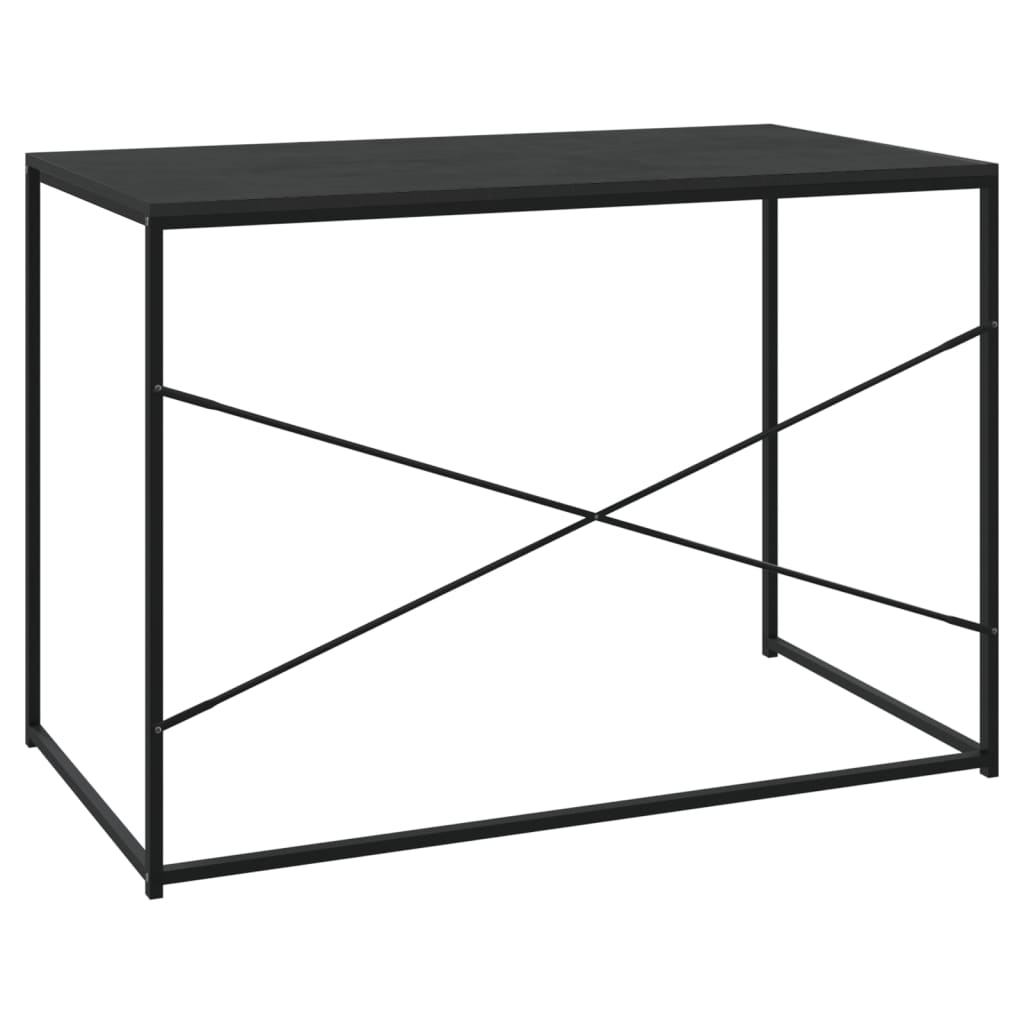 vidaXL Computer Desk Black 110x60x70 cm Engineered Wood