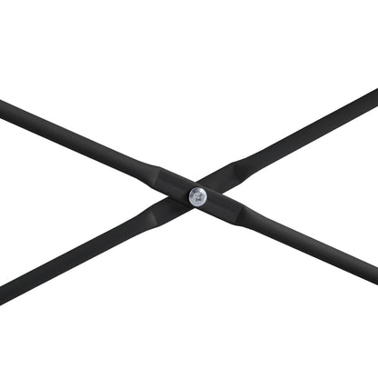 vidaXL Computer Desk Black 110x60x70 cm Engineered Wood