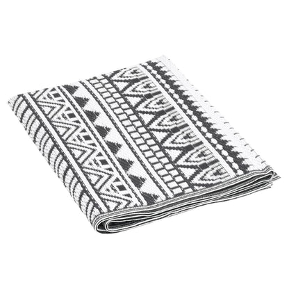 vidaXL Outdoor Rug ARAKIL Black 80x150 cm PP