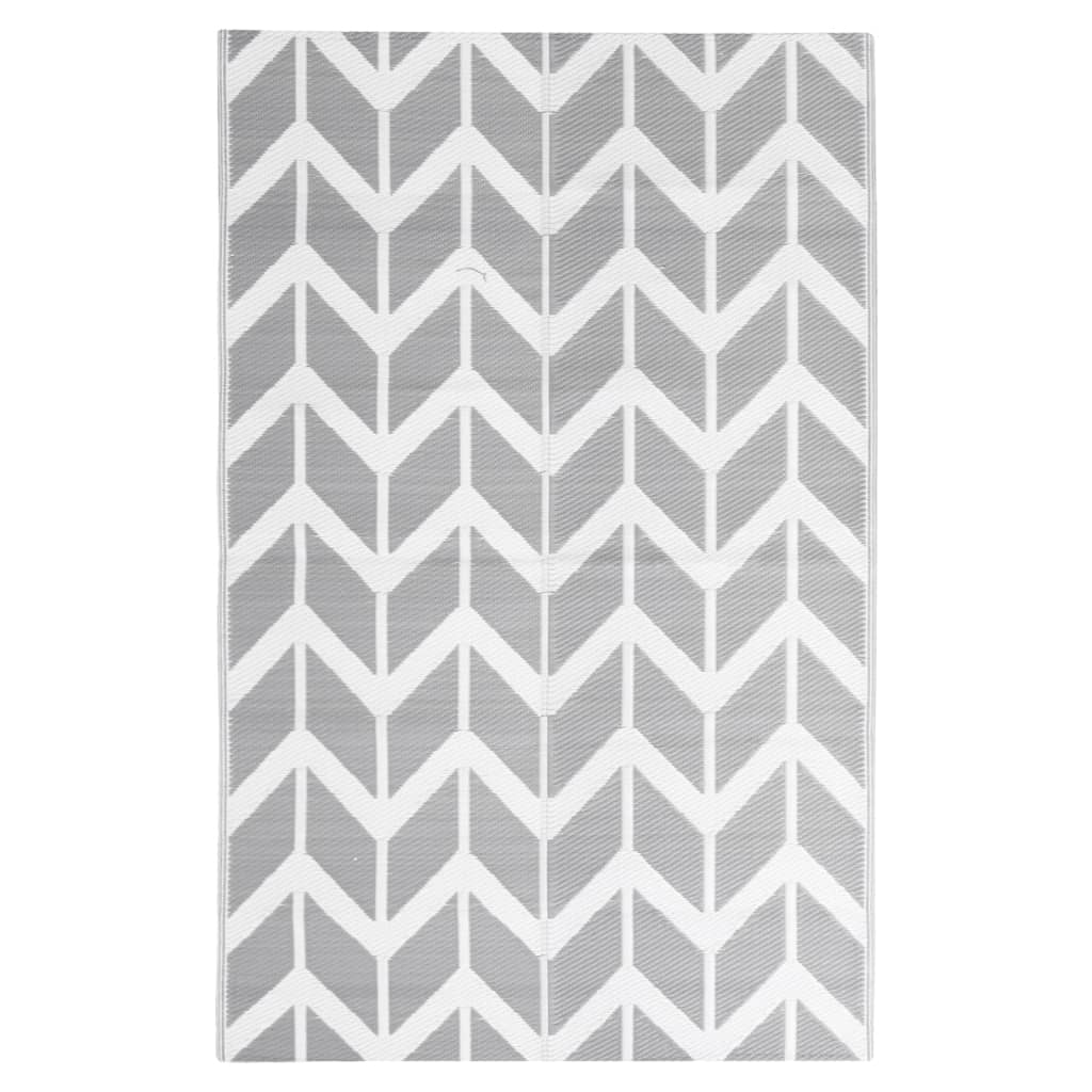 vidaXL Outdoor Rug ARAKIL Grey 160x230 cm PP