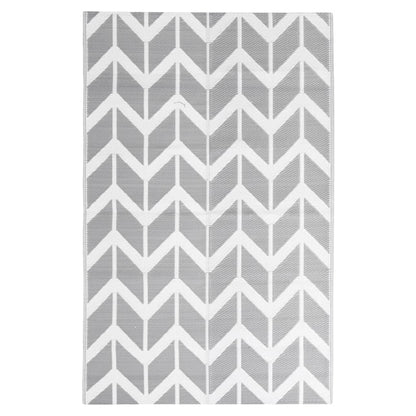 vidaXL Outdoor Rug ARAKIL Grey 160x230 cm PP