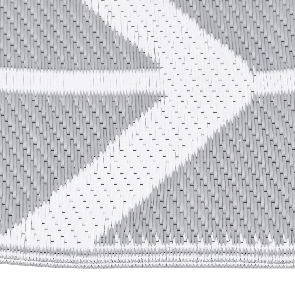vidaXL Outdoor Rug ARAKIL Grey 160x230 cm PP