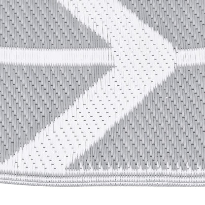 vidaXL Outdoor Rug ARAKIL Grey 160x230 cm PP