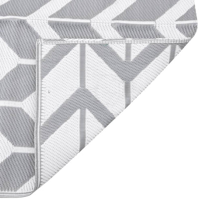 vidaXL Outdoor Rug ARAKIL Grey 160x230 cm PP