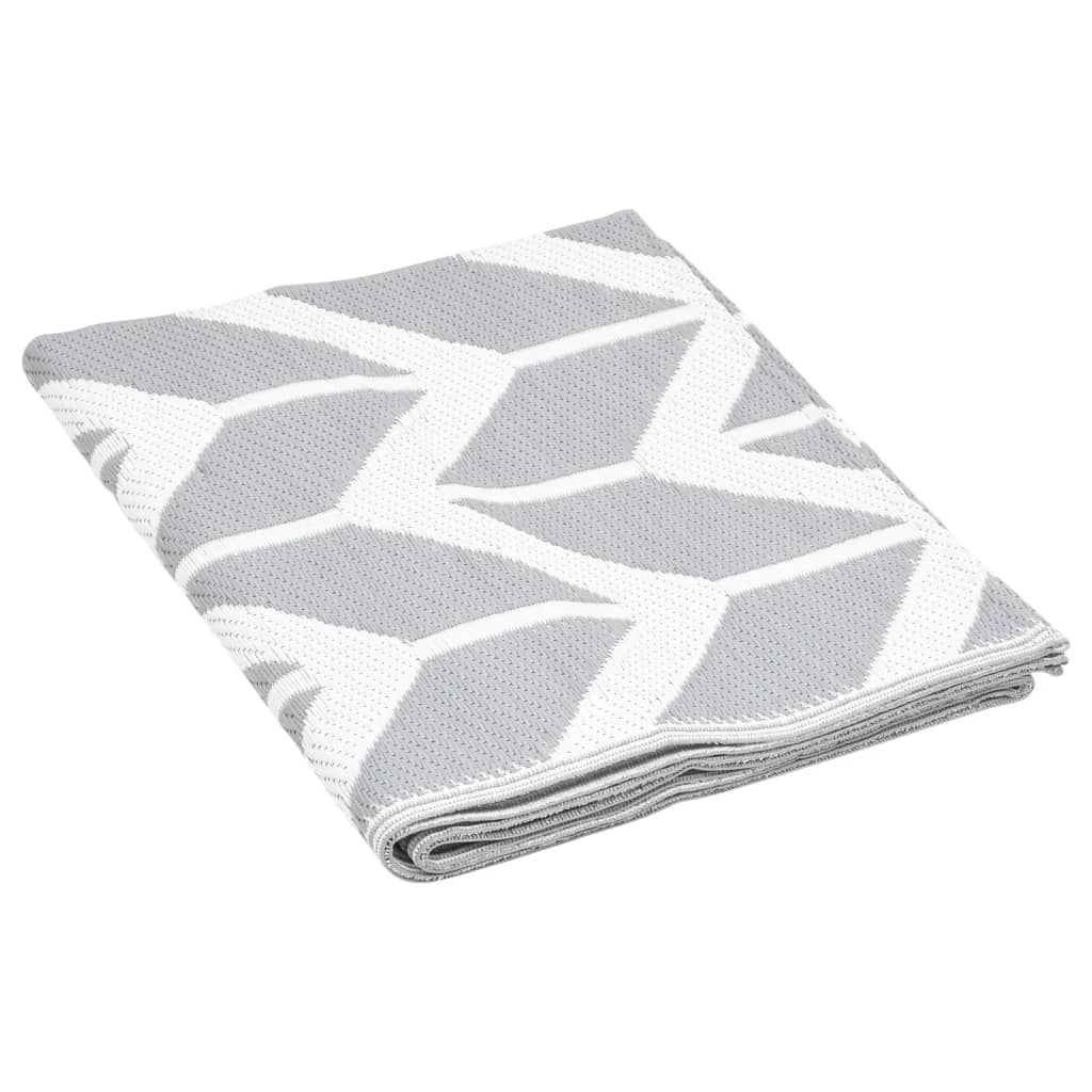 vidaXL Outdoor Rug ARAKIL Grey 160x230 cm PP