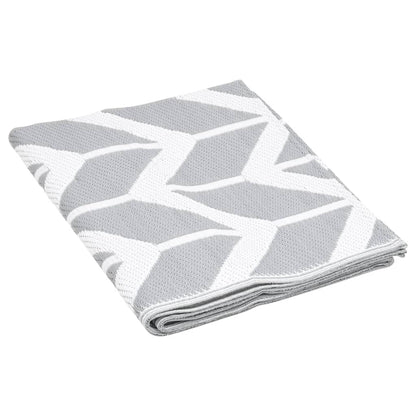 vidaXL Outdoor Rug ARAKIL Grey 160x230 cm PP
