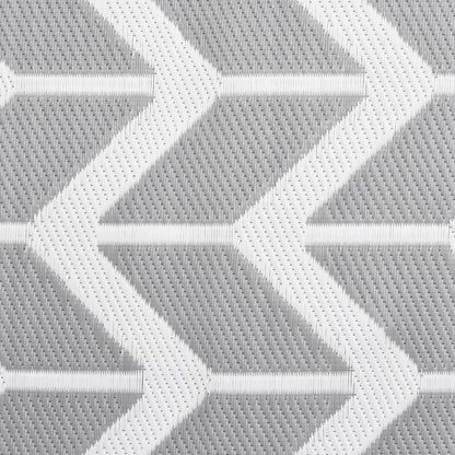 vidaXL Outdoor Rug ARAKIL Grey 160x230 cm PP