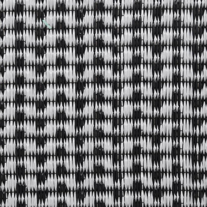 vidaXL Outdoor Rug ARAKIL Black 140x200 cm PP