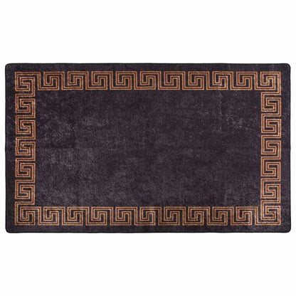 337930 vidaXL Rug Washable 120x180 cm Black and Gold