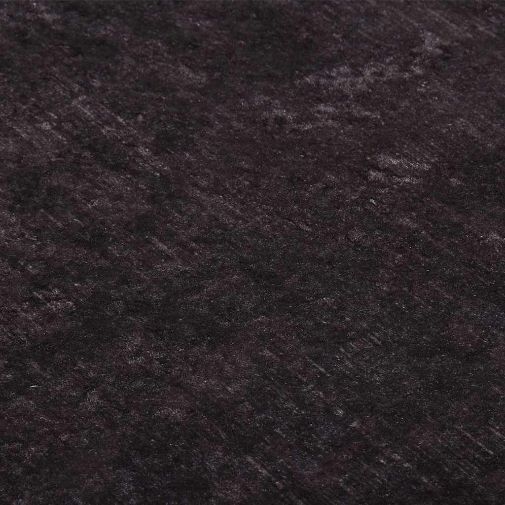 vidaXL Rug Washable 120x180 cm Black and Gold