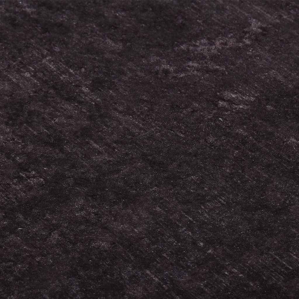vidaXL Rug Washable 190x300 cm Black and Gold